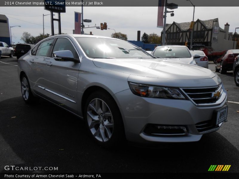 Silver Ice Metallic / Jet Black 2014 Chevrolet Impala LTZ