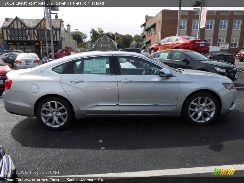 Silver Ice Metallic / Jet Black 2014 Chevrolet Impala LTZ