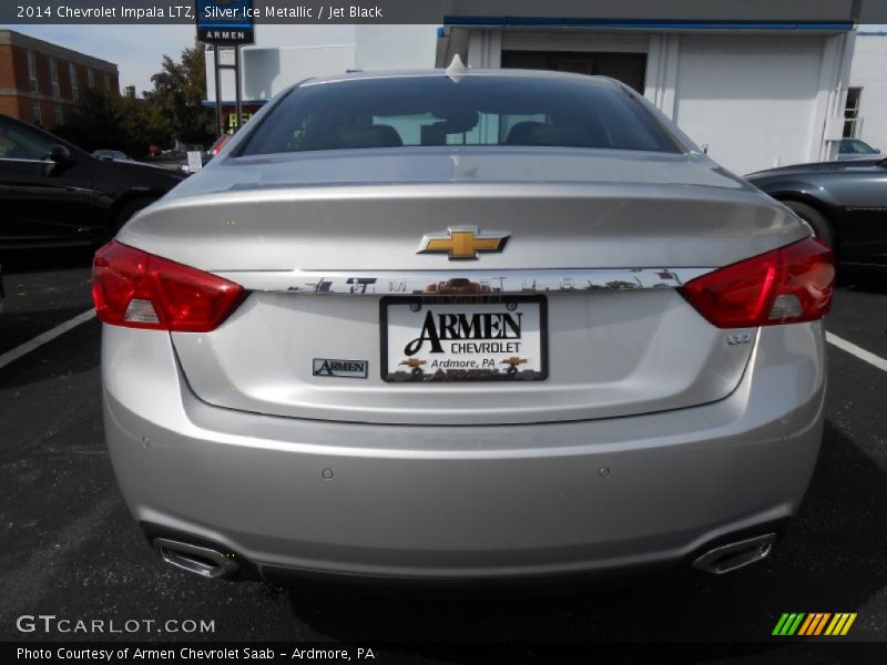 Silver Ice Metallic / Jet Black 2014 Chevrolet Impala LTZ