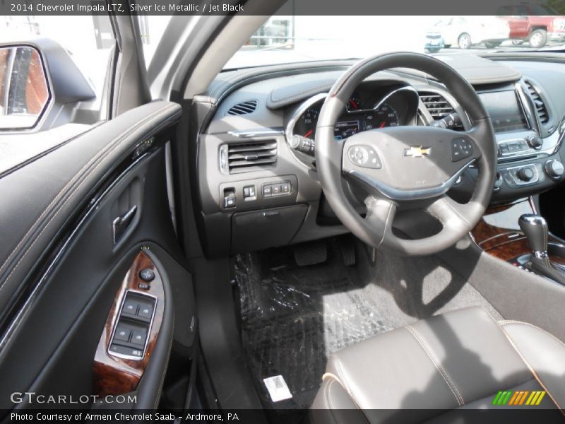 Silver Ice Metallic / Jet Black 2014 Chevrolet Impala LTZ