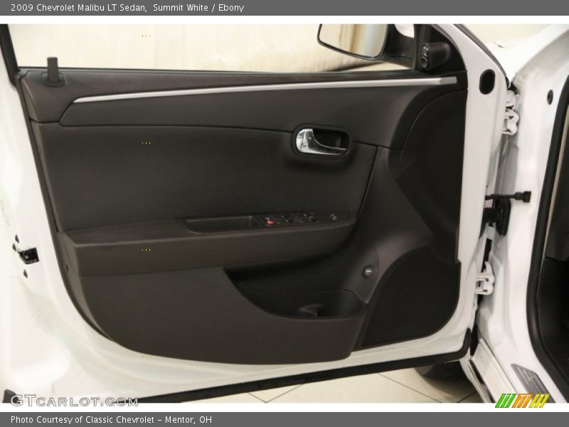 Summit White / Ebony 2009 Chevrolet Malibu LT Sedan