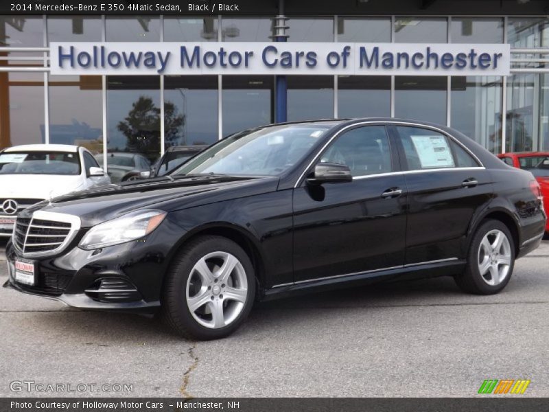 Black / Black 2014 Mercedes-Benz E 350 4Matic Sedan