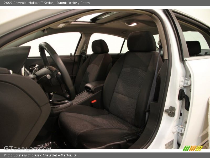 Summit White / Ebony 2009 Chevrolet Malibu LT Sedan