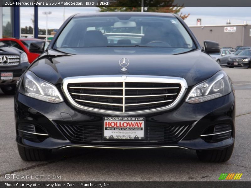 Black / Black 2014 Mercedes-Benz E 350 4Matic Sedan