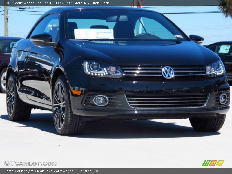 Black Pearl Metallic / Titan Black 2014 Volkswagen Eos Sport