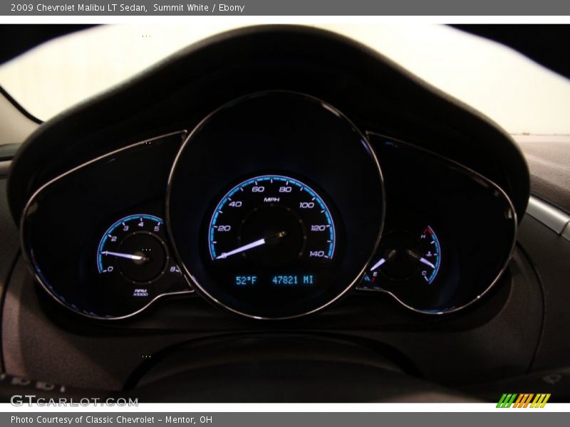 Summit White / Ebony 2009 Chevrolet Malibu LT Sedan