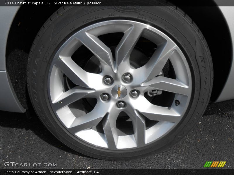 Silver Ice Metallic / Jet Black 2014 Chevrolet Impala LTZ