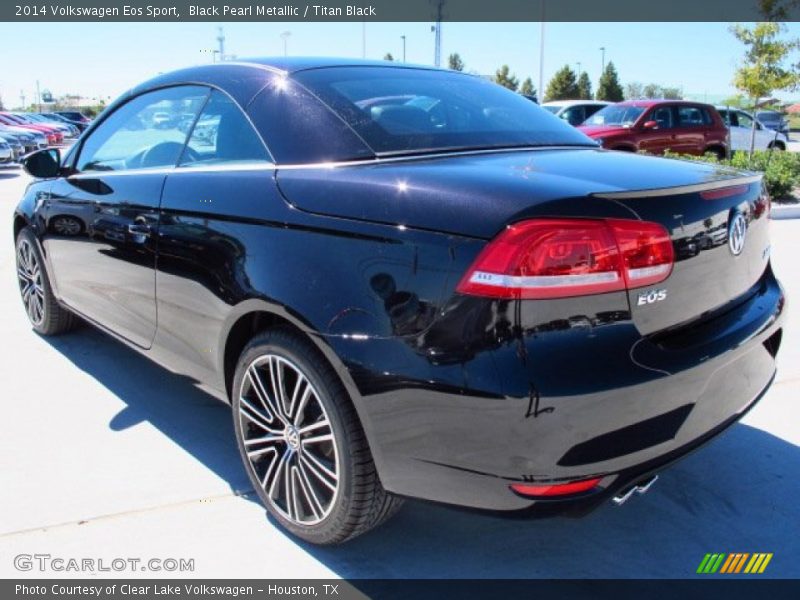 Black Pearl Metallic / Titan Black 2014 Volkswagen Eos Sport