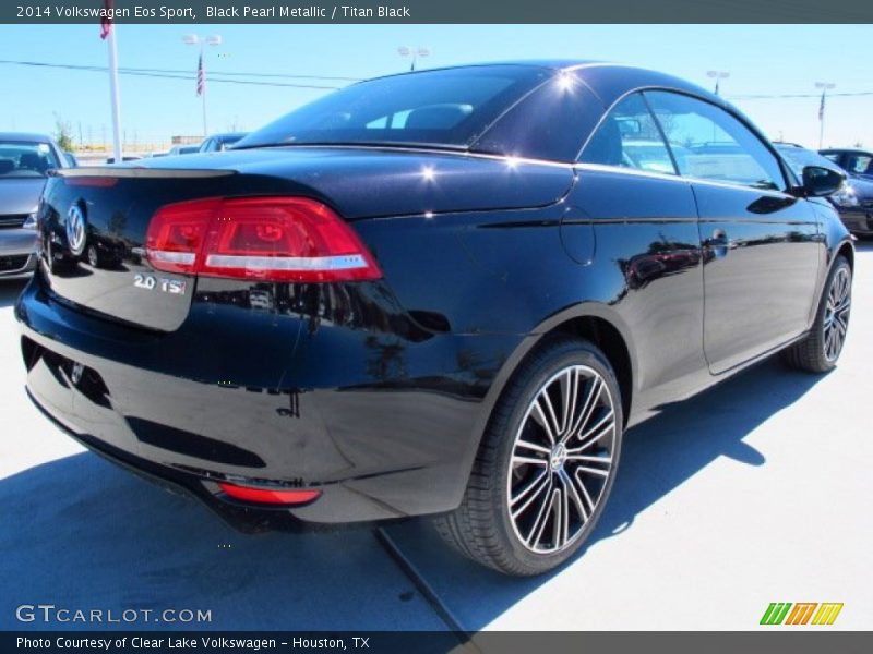 Black Pearl Metallic / Titan Black 2014 Volkswagen Eos Sport