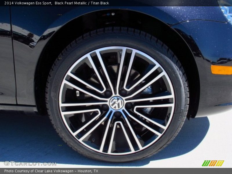 Black Pearl Metallic / Titan Black 2014 Volkswagen Eos Sport