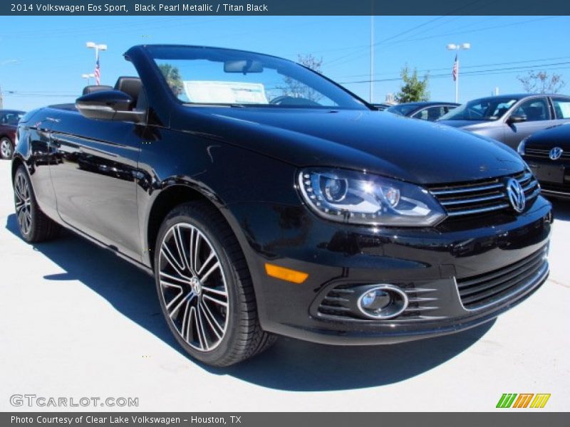 Black Pearl Metallic / Titan Black 2014 Volkswagen Eos Sport