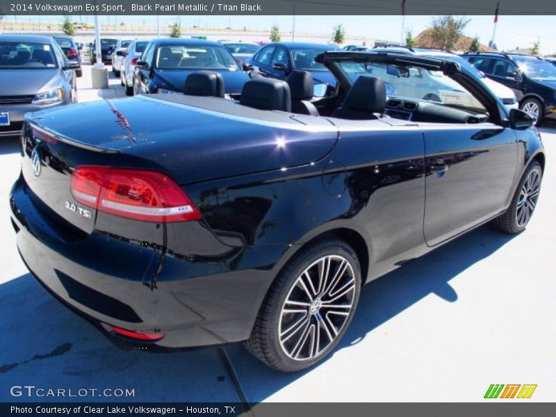 Black Pearl Metallic / Titan Black 2014 Volkswagen Eos Sport