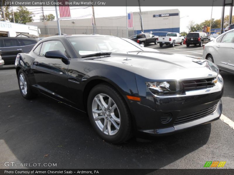 Blue Ray Metallic / Gray 2014 Chevrolet Camaro LS Coupe