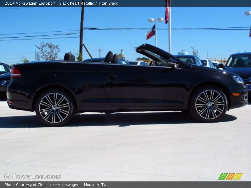 Black Pearl Metallic / Titan Black 2014 Volkswagen Eos Sport
