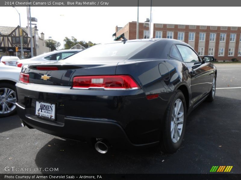 Blue Ray Metallic / Gray 2014 Chevrolet Camaro LS Coupe