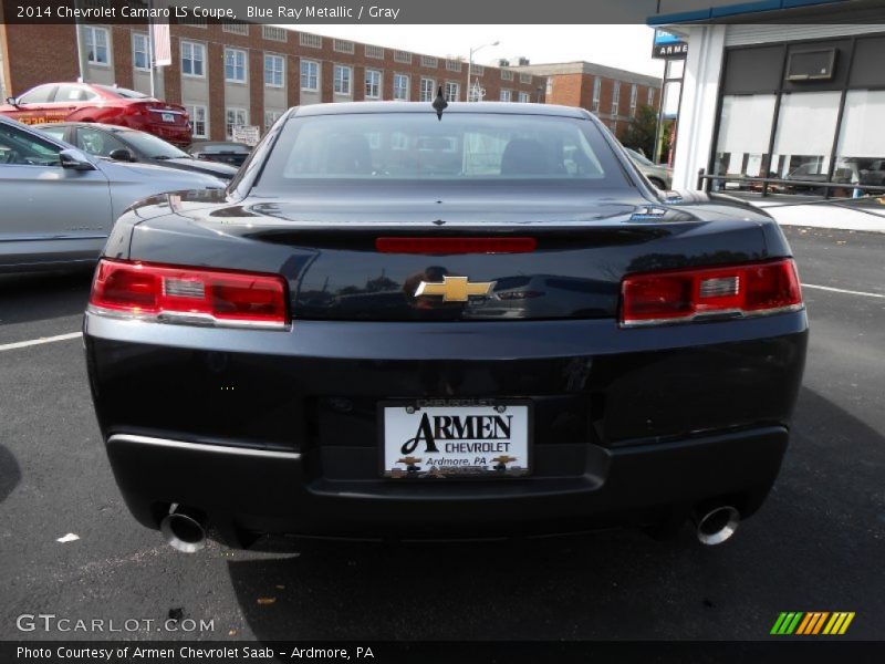 Blue Ray Metallic / Gray 2014 Chevrolet Camaro LS Coupe