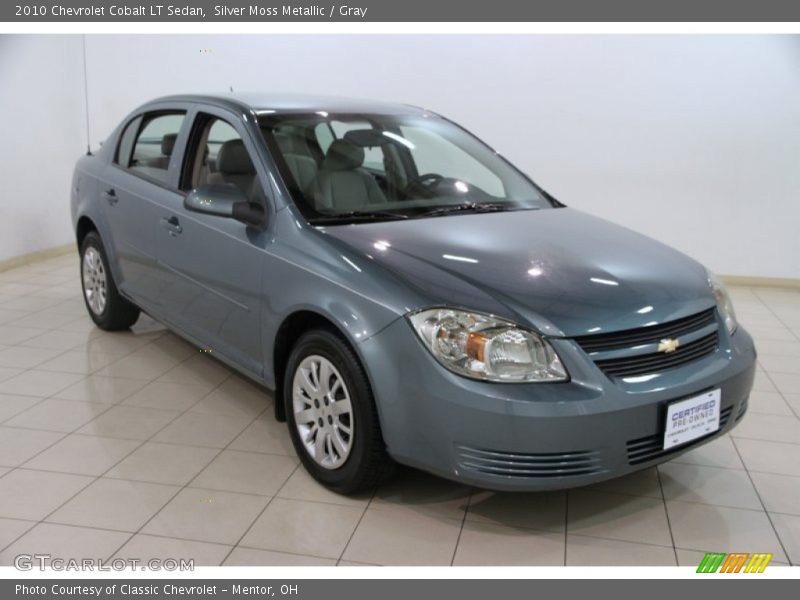 Silver Moss Metallic / Gray 2010 Chevrolet Cobalt LT Sedan