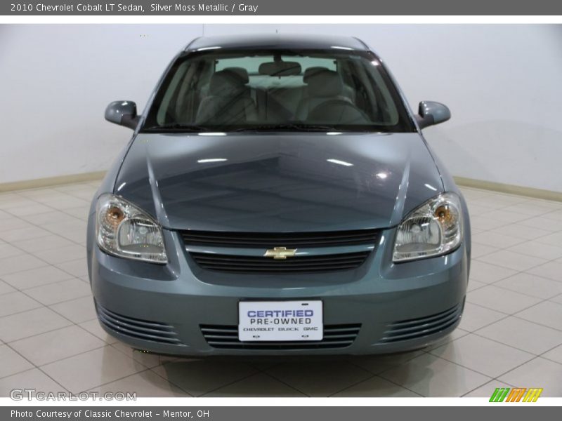 Silver Moss Metallic / Gray 2010 Chevrolet Cobalt LT Sedan