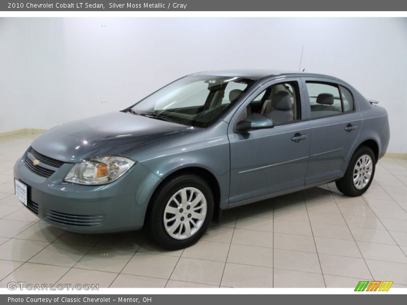 Silver Moss Metallic / Gray 2010 Chevrolet Cobalt LT Sedan