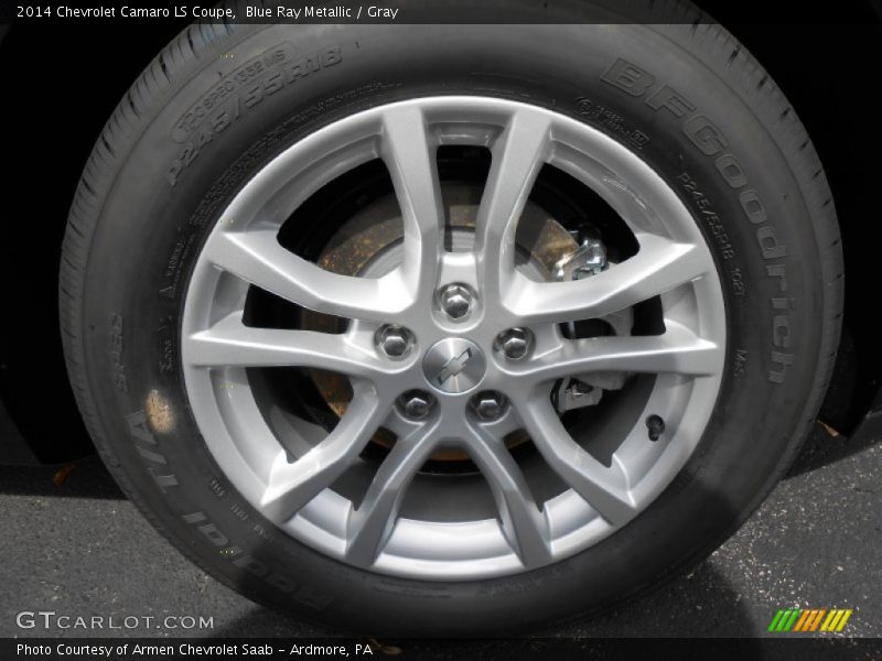 Blue Ray Metallic / Gray 2014 Chevrolet Camaro LS Coupe
