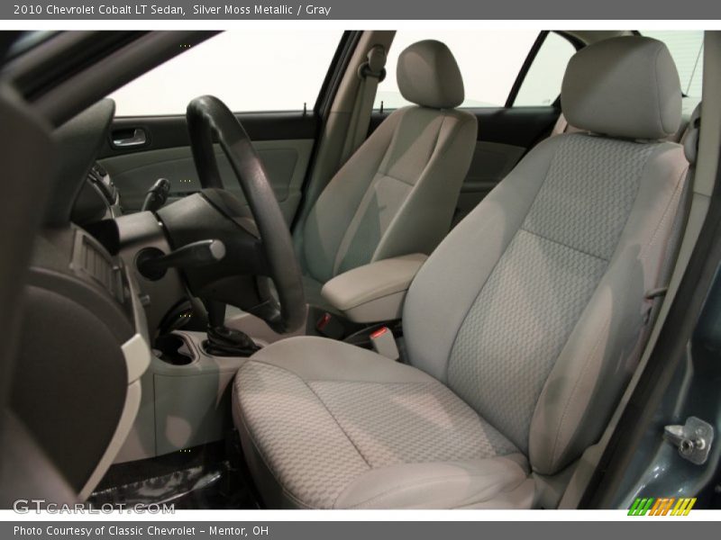 Silver Moss Metallic / Gray 2010 Chevrolet Cobalt LT Sedan