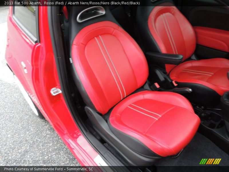 Front Seat of 2013 500 Abarth