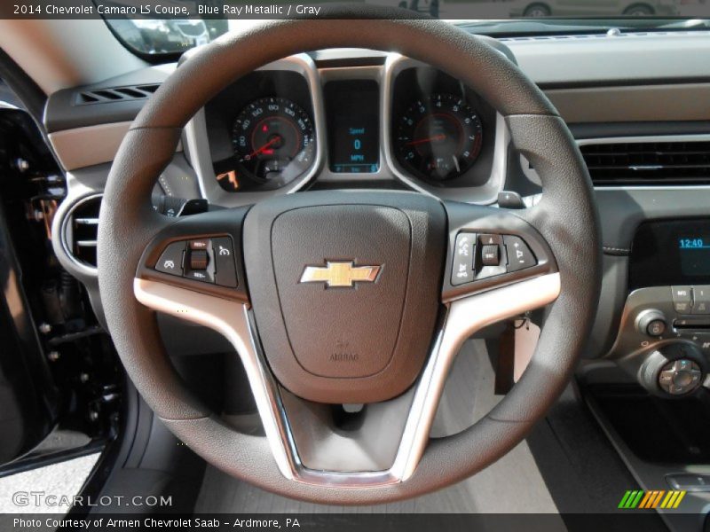 Blue Ray Metallic / Gray 2014 Chevrolet Camaro LS Coupe