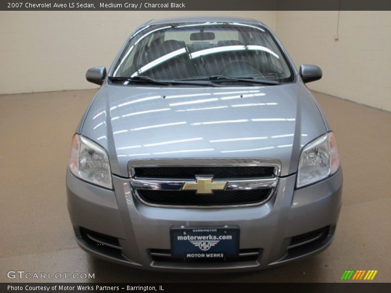 Medium Gray / Charcoal Black 2007 Chevrolet Aveo LS Sedan