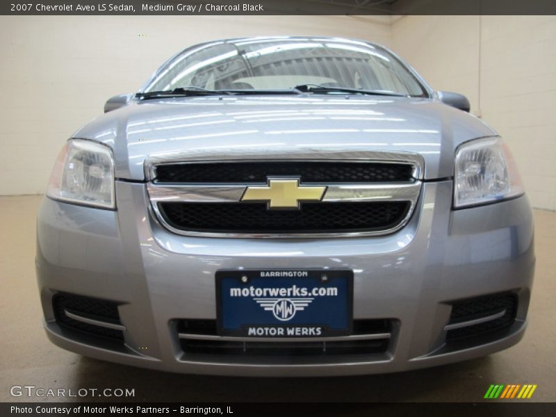 Medium Gray / Charcoal Black 2007 Chevrolet Aveo LS Sedan