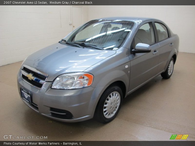 Medium Gray / Charcoal Black 2007 Chevrolet Aveo LS Sedan