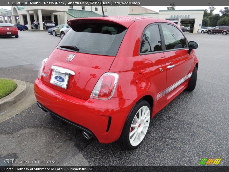 Rosso (Red) / Abarth Nero/Rosso/Nero (Black/Red/Black) 2013 Fiat 500 Abarth