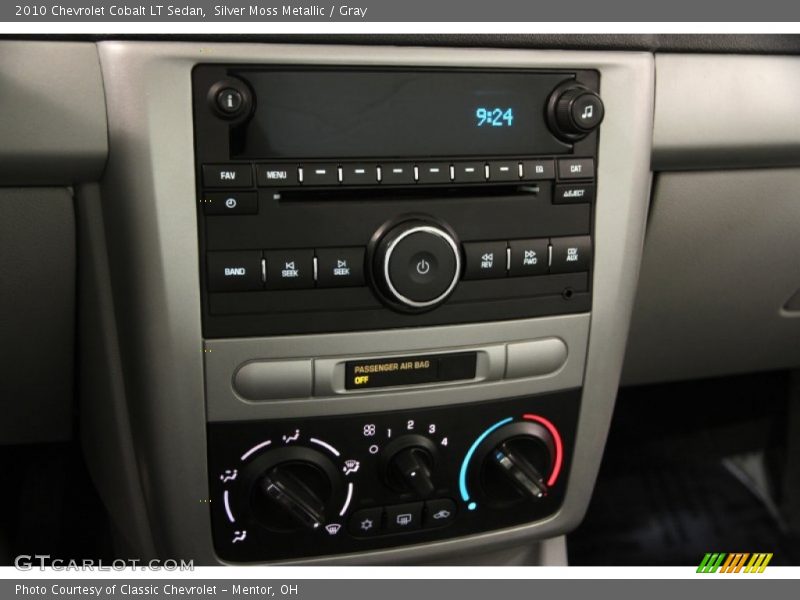 Silver Moss Metallic / Gray 2010 Chevrolet Cobalt LT Sedan