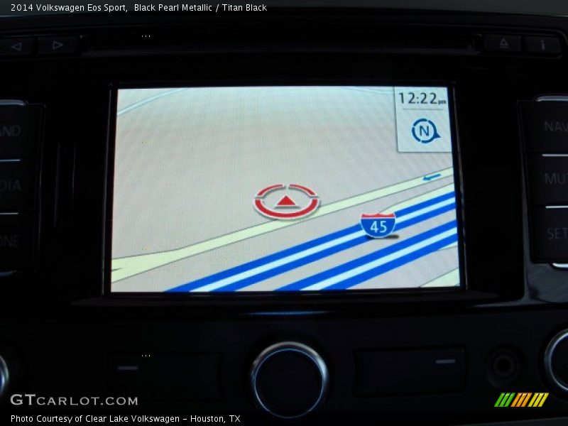Black Pearl Metallic / Titan Black 2014 Volkswagen Eos Sport