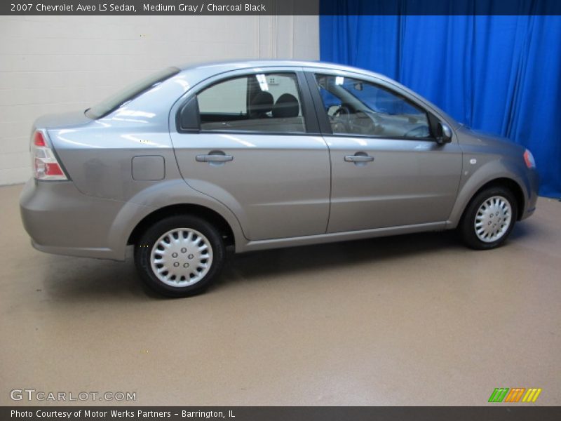 Medium Gray / Charcoal Black 2007 Chevrolet Aveo LS Sedan