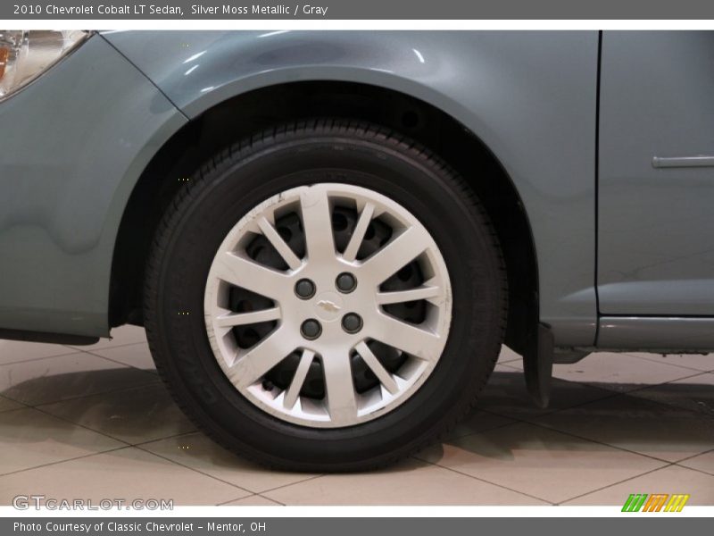 Silver Moss Metallic / Gray 2010 Chevrolet Cobalt LT Sedan