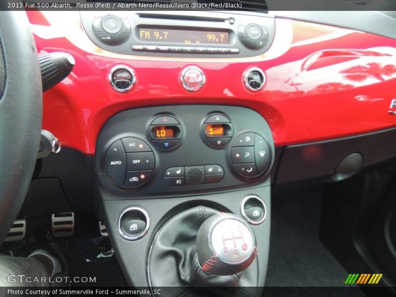 Controls of 2013 500 Abarth