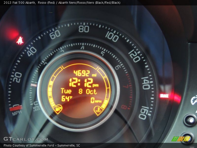  2013 500 Abarth Abarth Gauges