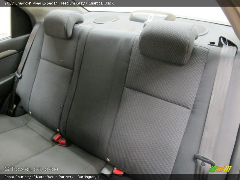Medium Gray / Charcoal Black 2007 Chevrolet Aveo LS Sedan