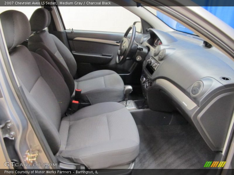 Medium Gray / Charcoal Black 2007 Chevrolet Aveo LS Sedan