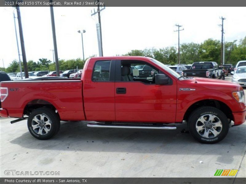 Race Red / Steel Gray 2013 Ford F150 STX SuperCab