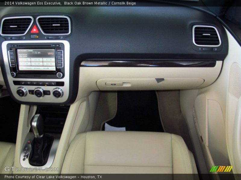 Black Oak Brown Metallic / Cornsilk Beige 2014 Volkswagen Eos Executive