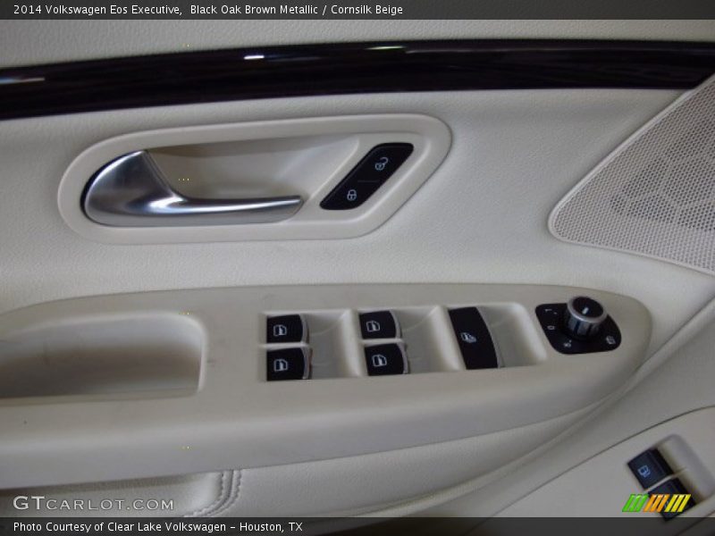 Black Oak Brown Metallic / Cornsilk Beige 2014 Volkswagen Eos Executive
