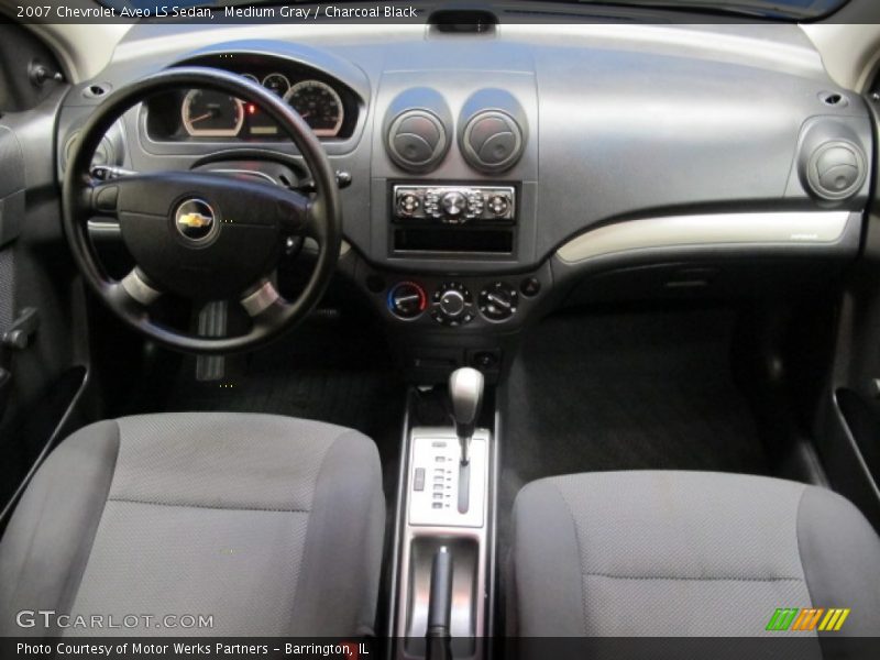 Medium Gray / Charcoal Black 2007 Chevrolet Aveo LS Sedan