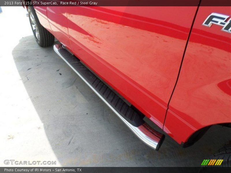 Race Red / Steel Gray 2013 Ford F150 STX SuperCab