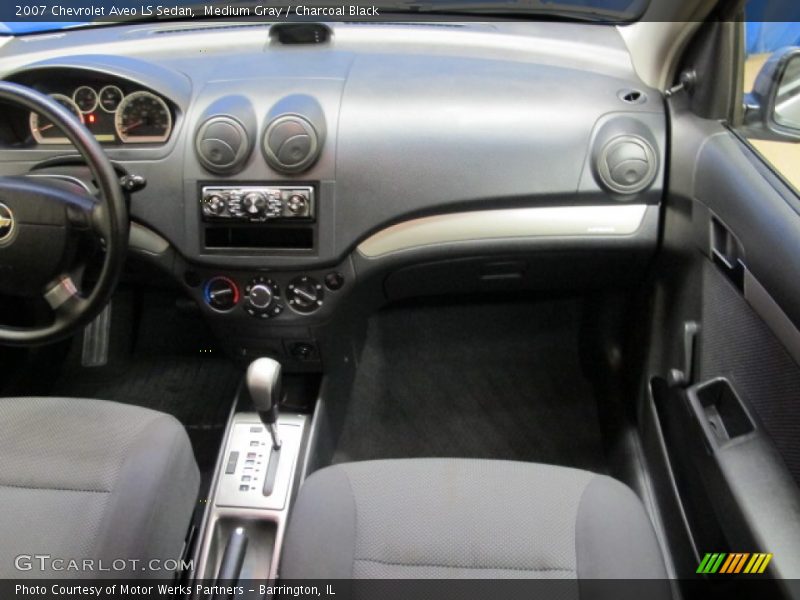 Medium Gray / Charcoal Black 2007 Chevrolet Aveo LS Sedan