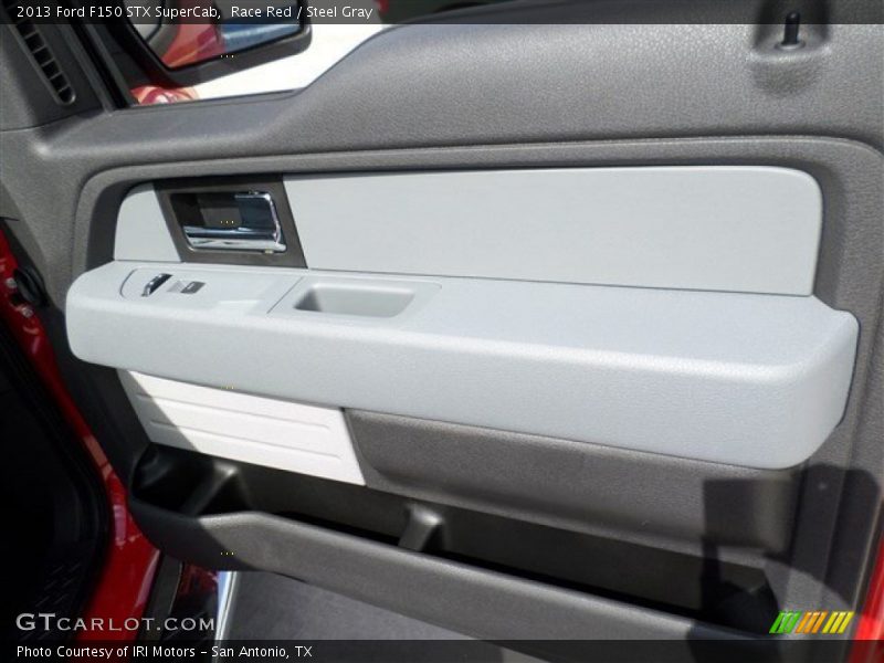 Race Red / Steel Gray 2013 Ford F150 STX SuperCab