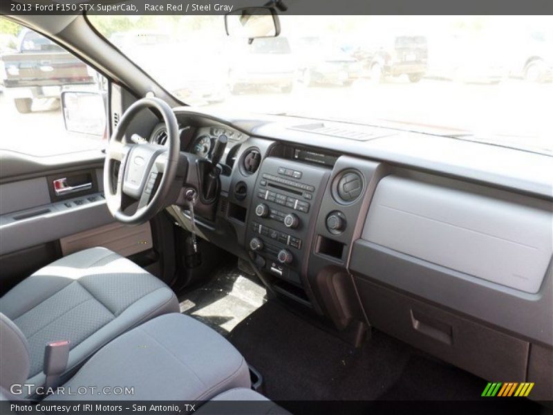 Race Red / Steel Gray 2013 Ford F150 STX SuperCab