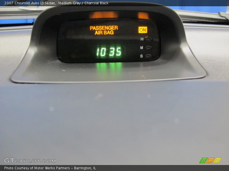 Medium Gray / Charcoal Black 2007 Chevrolet Aveo LS Sedan