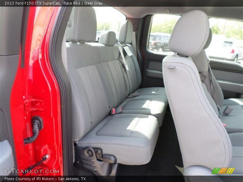 Race Red / Steel Gray 2013 Ford F150 STX SuperCab