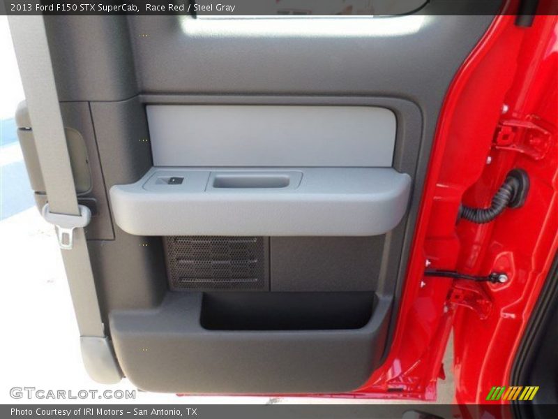 Race Red / Steel Gray 2013 Ford F150 STX SuperCab